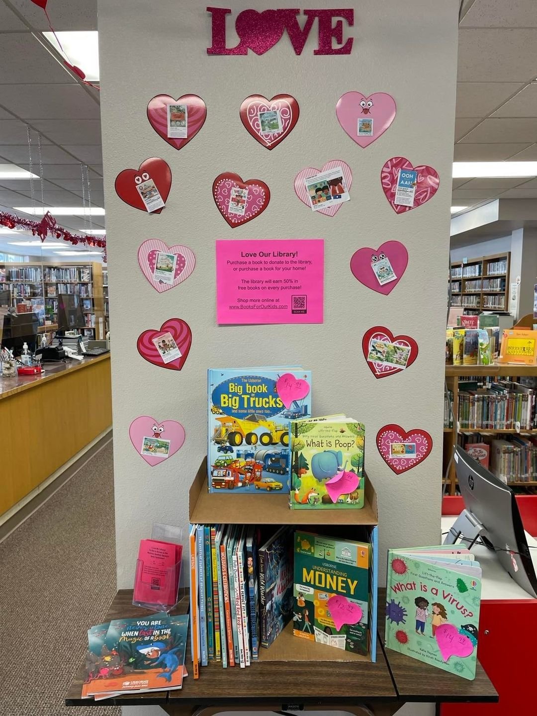 The Love Your Library campaign gives donors three ways to contribute to the Wellman-Scofield Public Library’s fundraising campaign.